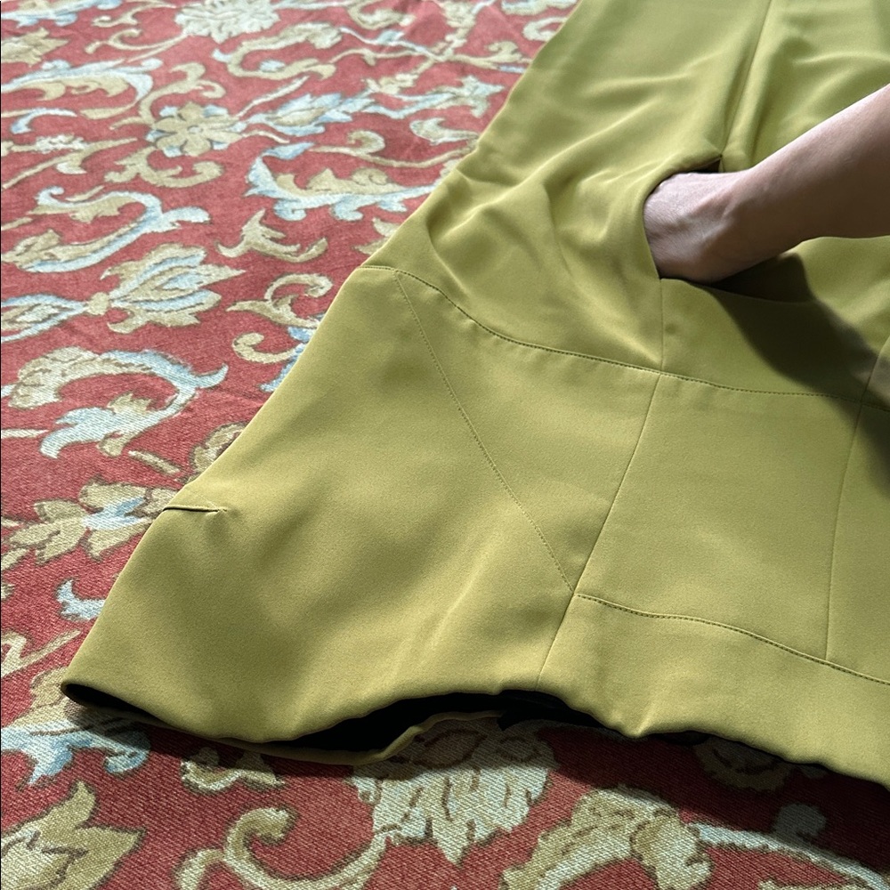RACHEL Rachel Roy Mustard Wide Leg Jumpsuit - Picture 11 of 11